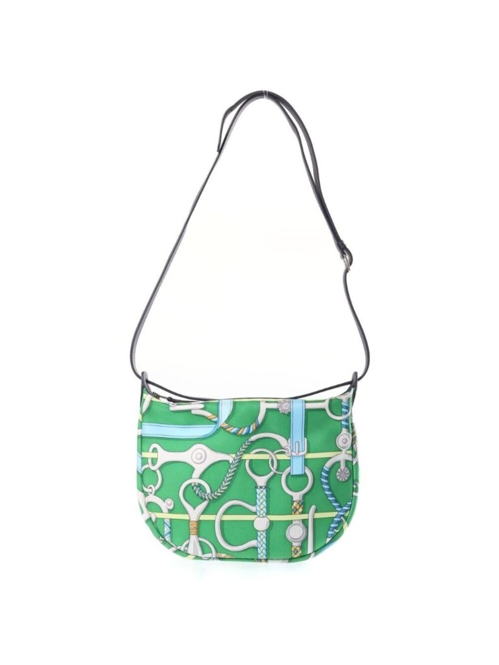 Hermes Panolie Equeste Sursois to Go Shoulder with Silk Pouch Green